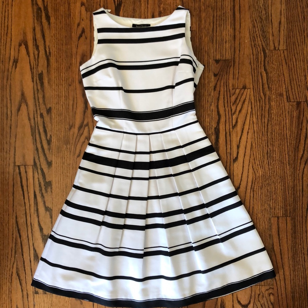 White House Black Market, A-Line Striped Dress